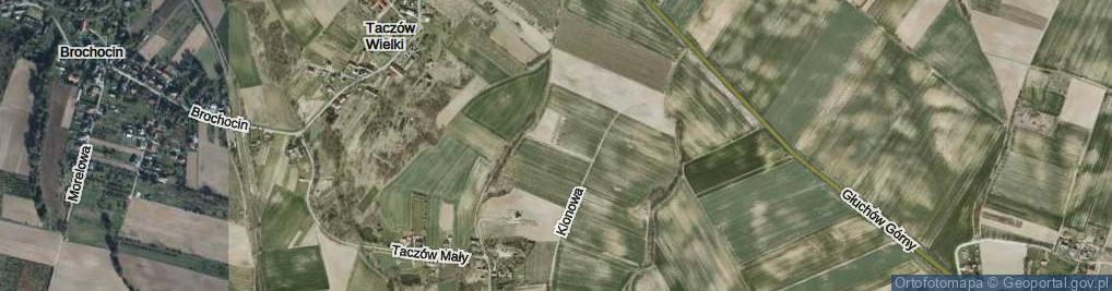 Zdjęcie satelitarne Dębowa ul.